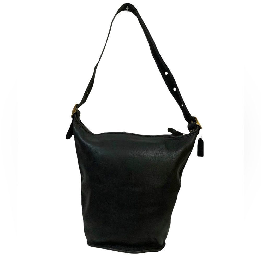 Vintage Coach Leather Bucket Bag